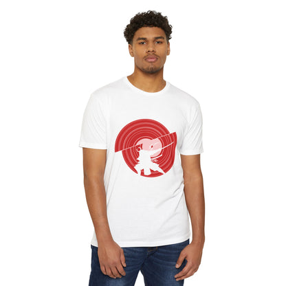 Samurai Slash Vinyl Record T-shirt