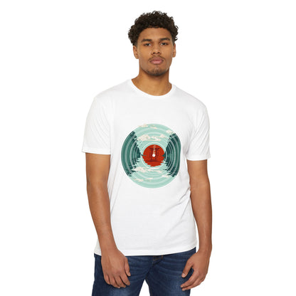 Japanese Pagoda Vinyl Record T-shirt