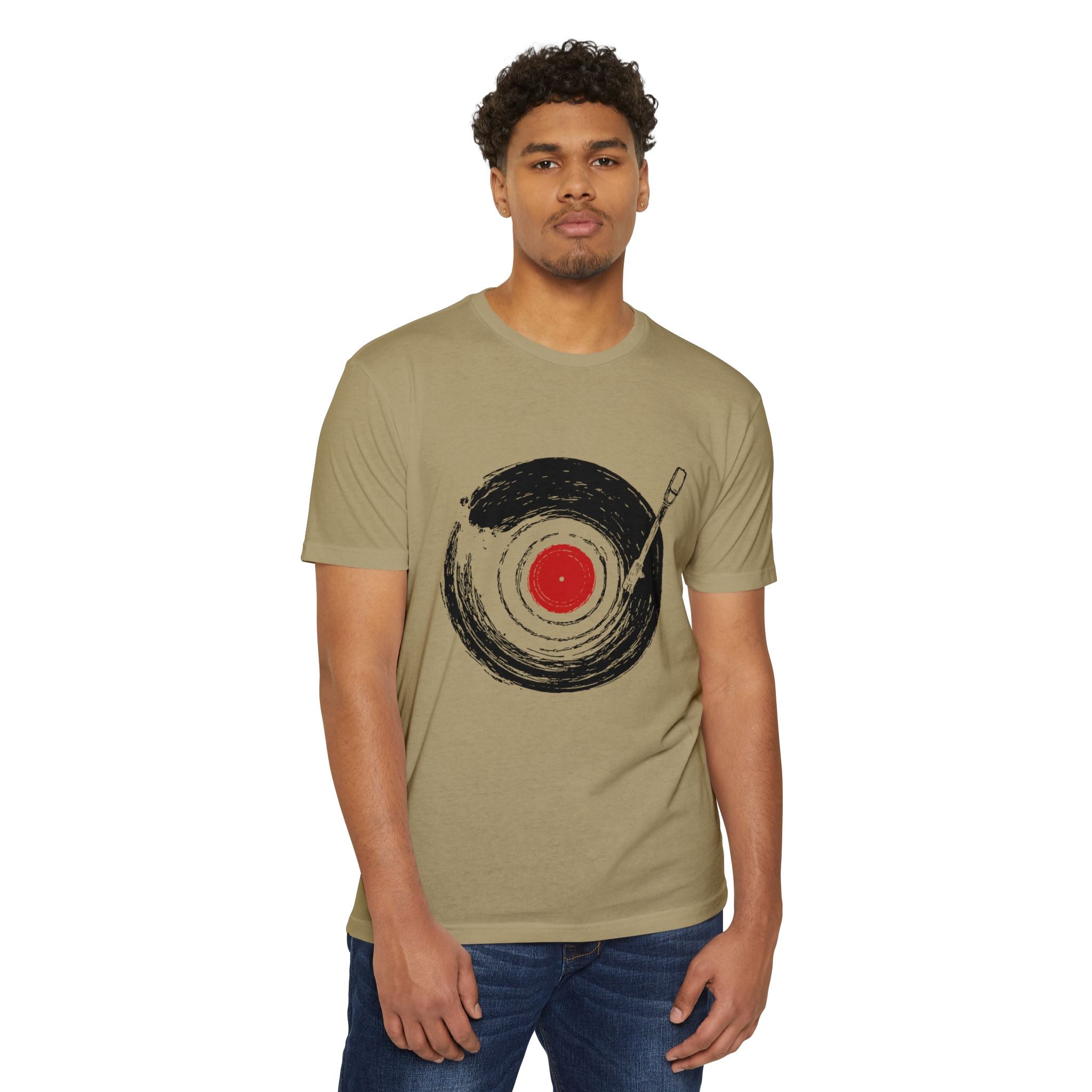 Vinyl Record Paint Stroke T-shirt