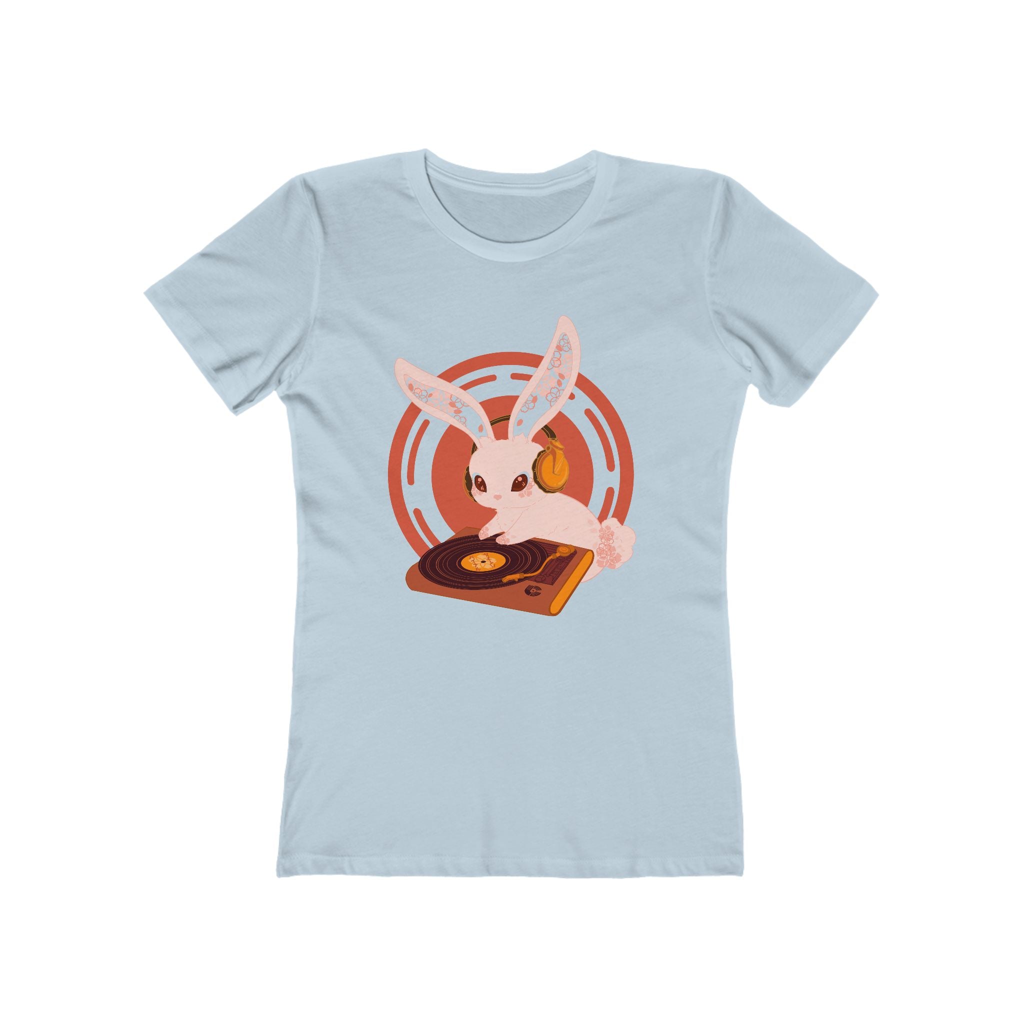 Bunny DJ Vinyl Record Tee