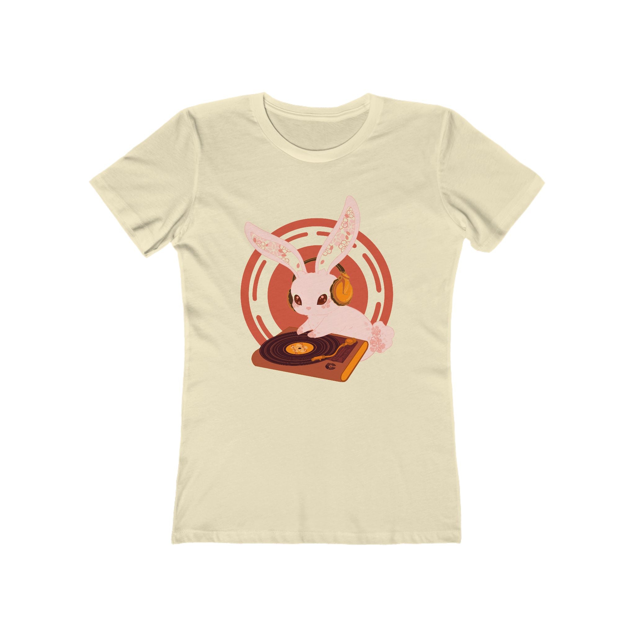 Bunny DJ Vinyl Record Tee