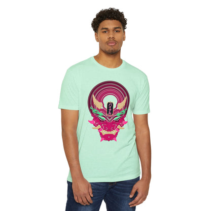 Vinyl Record Oni Mask T-Shirt