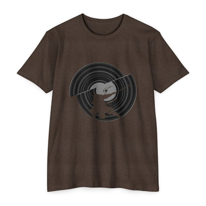 Samurai Slash Vinyl Record T-shirt