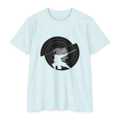 Samurai Slash Vinyl Record T-shirt