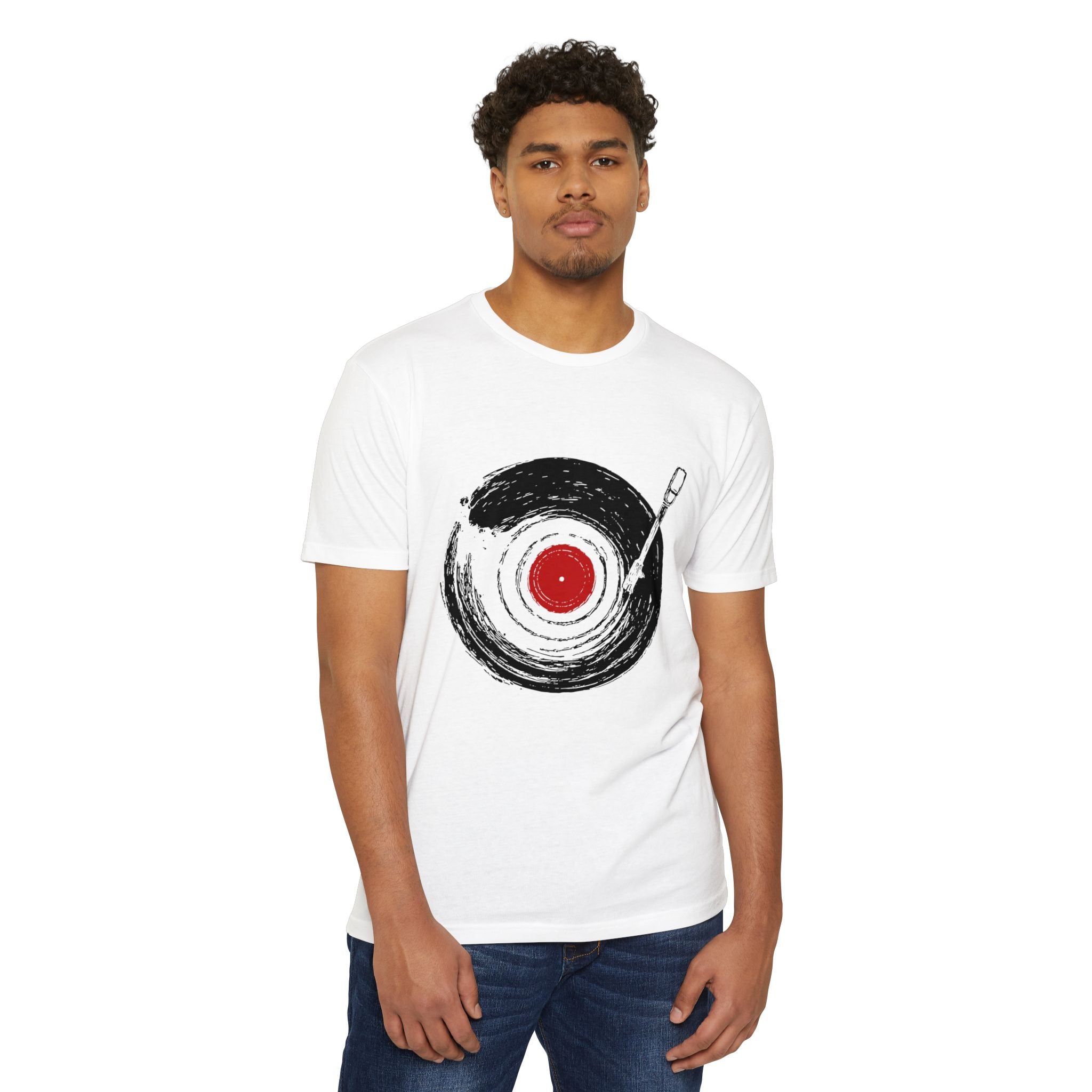 Vinyl Record Paint Stroke T-shirt