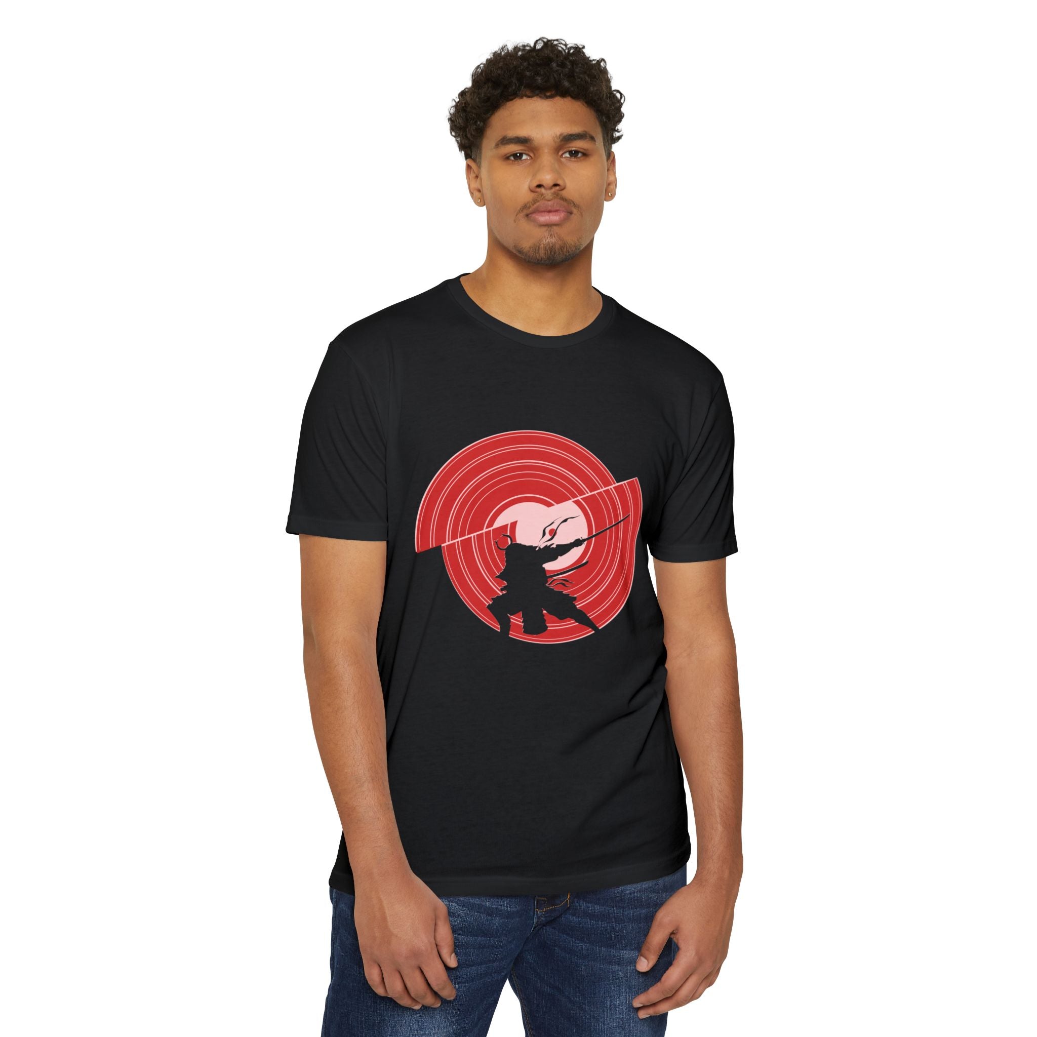 Samurai Slash Vinyl Record T-shirt