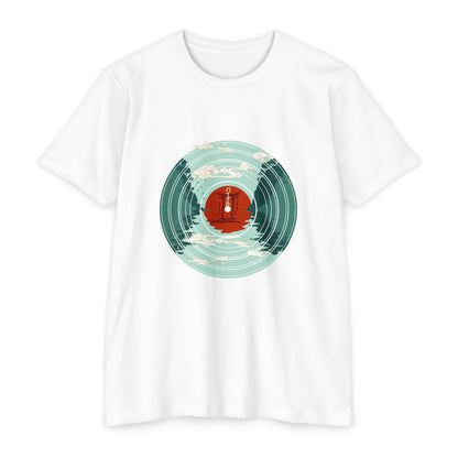 Japanese Pagoda Vinyl Record T-shirt