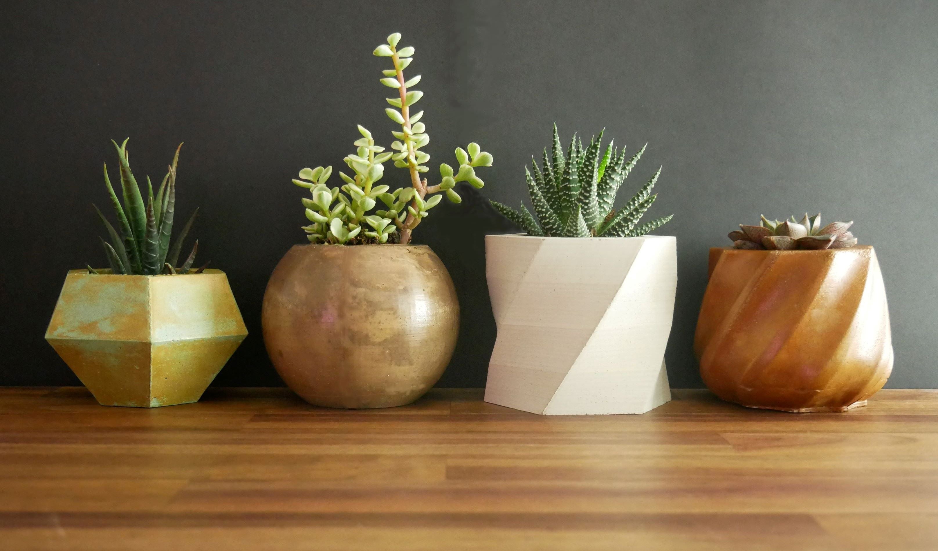 Cement Planter Collection