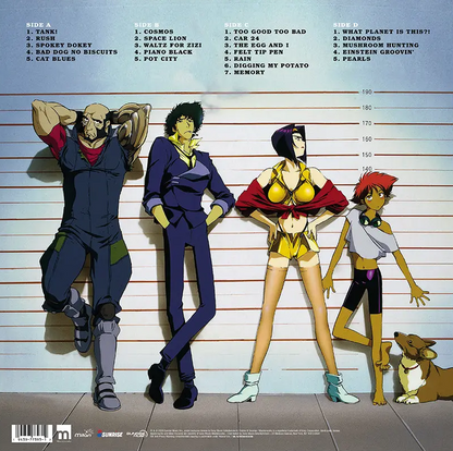 Cowboy Bebop Vinyl Record Sleeve Back