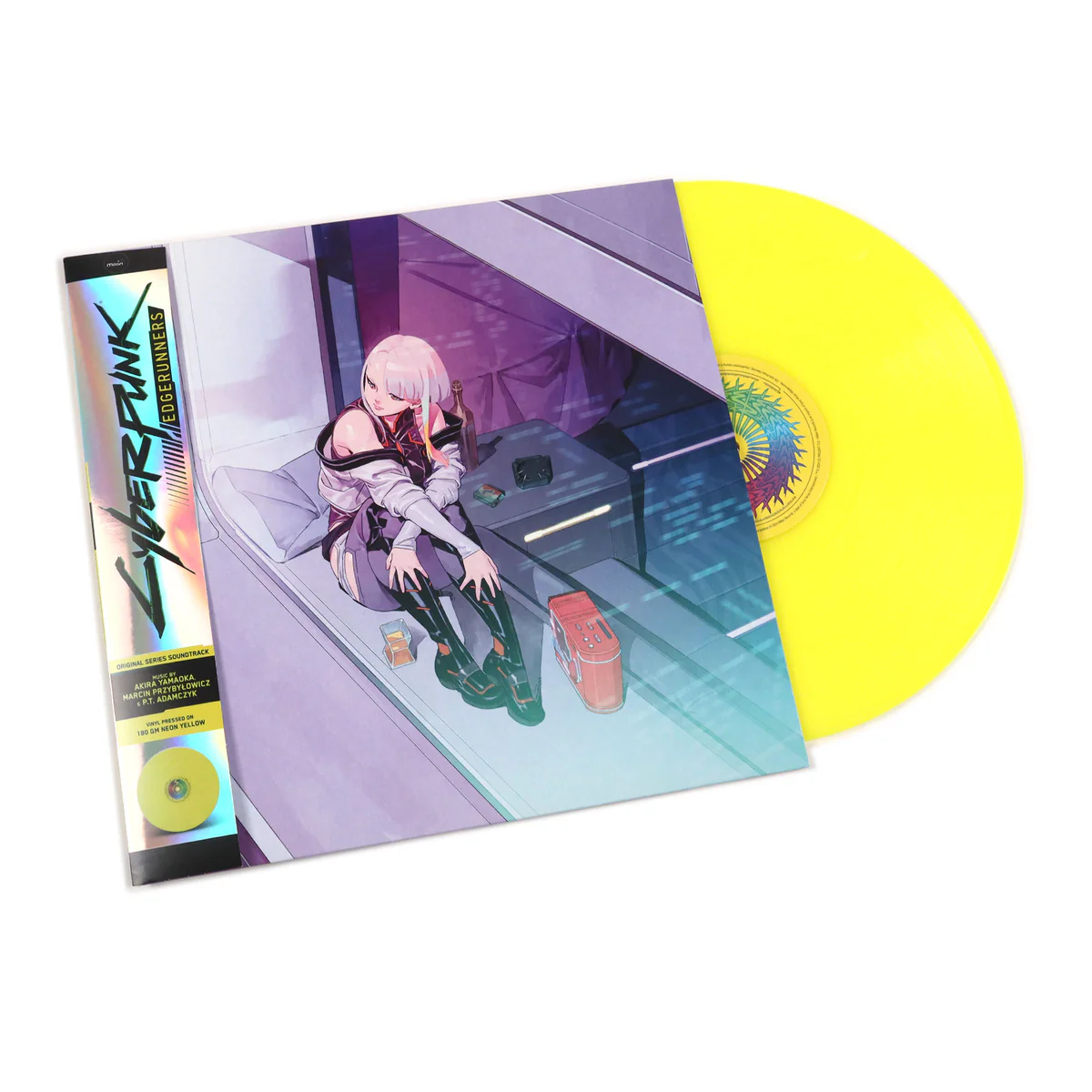 Cyberpunk Edgerunners Vinyl Record and Sleeve