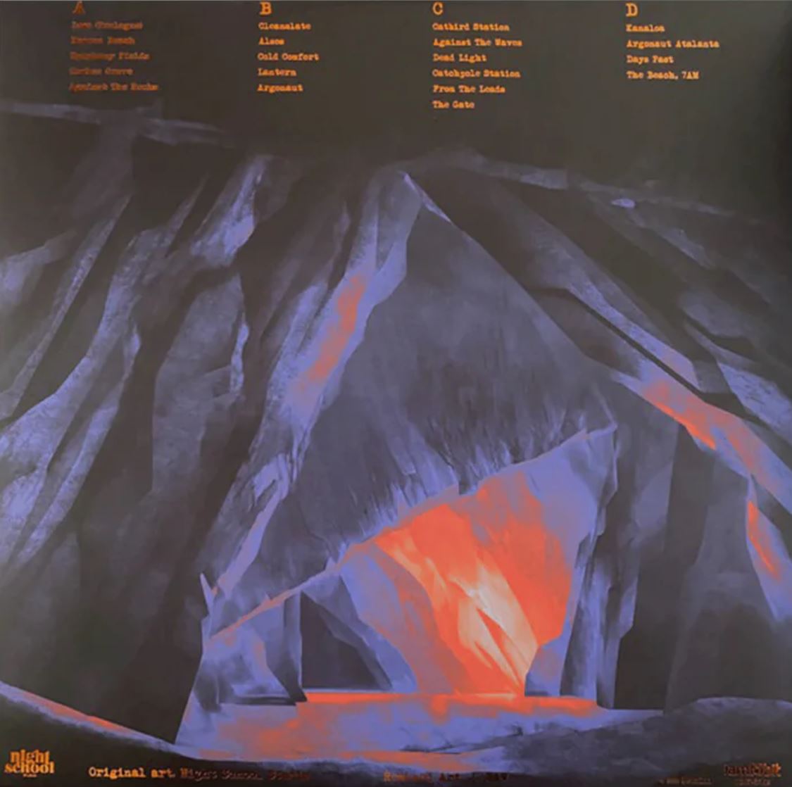 Oxenfree Vinyl Record Sleeve Back