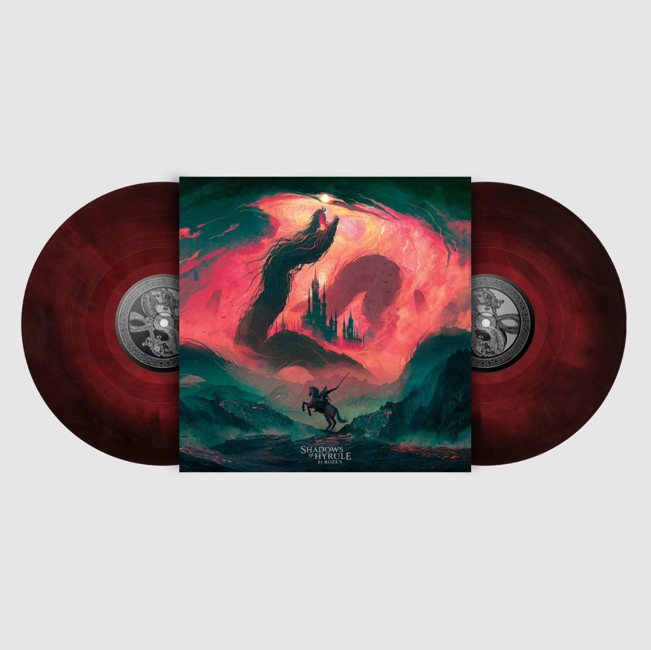 Shadow of Hyrule Vinyl Records and Sleeve