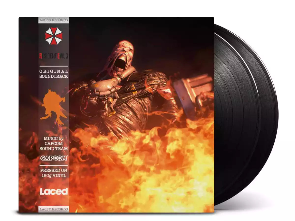 Resident Evil 3 Vinyl Records and Sleeve